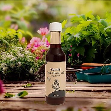 ZemiS Qara küncüt yağı – soyuq sıxım, 250 ml. - Tərkib: 100% qara