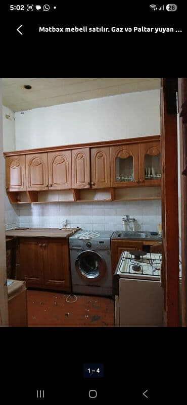 Məişət kimyəvi maddələri: Məhsul: Mətbəx mebeli dəsti Təsvir: - Üst hissə: 6 qapılı asma — 1