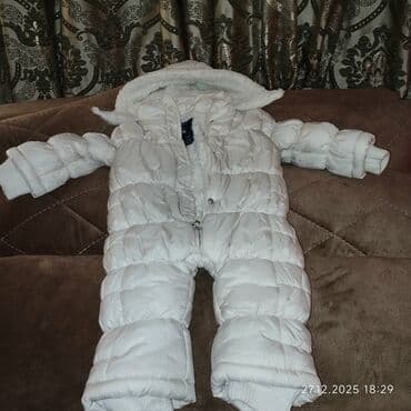 Uşaq üçün qış kombinezonu – Colors Land - Rəng: ağ - Model