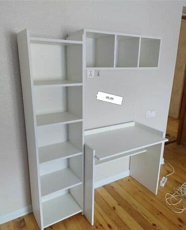 детская парта со стульчиком: Для девочки и мальчика, Новый, С выдвижными ящиками, Письменный стол, Без стульев — 5