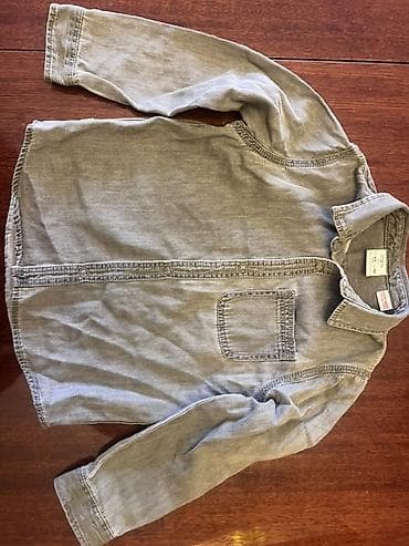 ZARA Baby uşaq köynəyi - Model: denim üslublu, uzunqol - Rəng