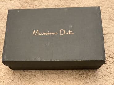 Basanoşka və səndəllər: Massimo Dutti, Ölçü: 37, rəng - Qara, Yeni — 1