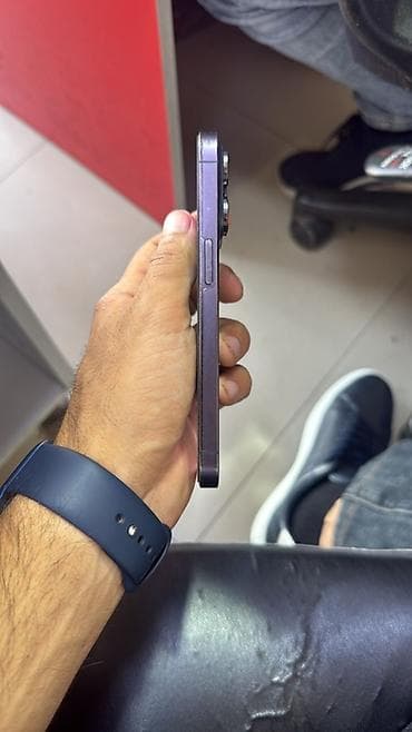 iphone 14 qiymeti: IPhone 14 Pro, 128 GB, Deep Purple, Face ID — 2