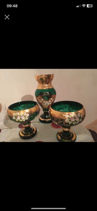 cherez qablari: Bogema. Tezedir heç işlenmeyib!! Guldan iki konfet qabi — 1