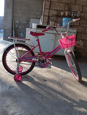 uran bike: Uşaq velosipedi – “Salute” brendi, çəhrayı rəng - Təxmini ölçü: 16–18 — 2