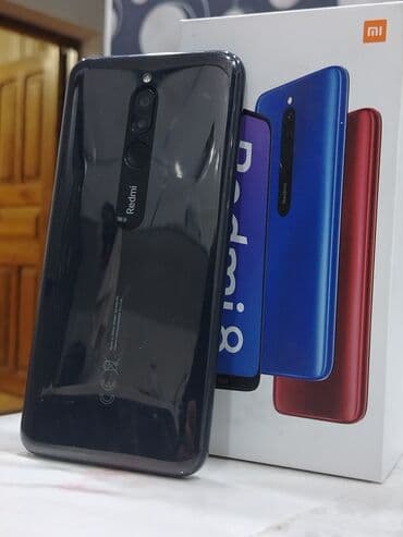 Mətbəx texnikası: Redmi 8, 32 GB, rəng - Qara, Barmaq izi — 2