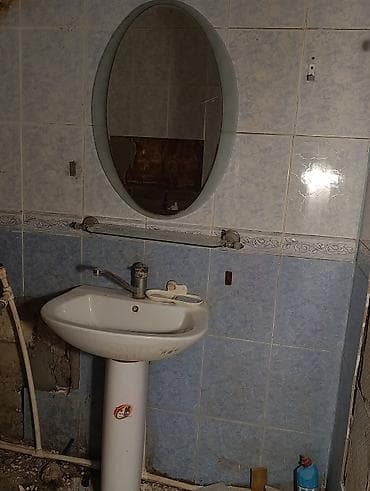 limon sam agaci: Hamam üçün lavabo dəsti - Ayaqlı keramika lavabo (ağ rəng), üstündə — 2