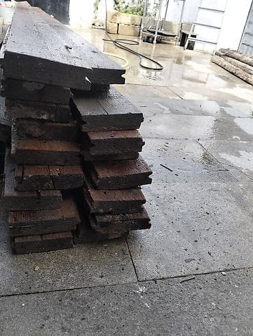 taxta dibcekler: Taxta lövhələr – uzun taxta planken dəsti • Material: bərk ağac — 1