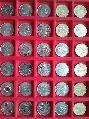 Muxtelif nadir sikkeler.monetı