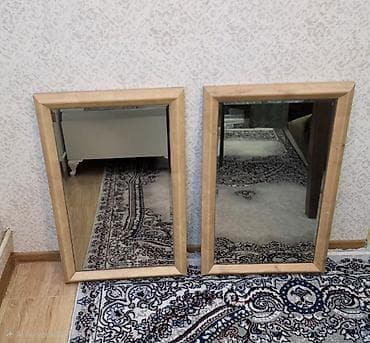 Güzgü Divar üçün, Düzbucaqlı, Dekorativ, Çərçivə ilə