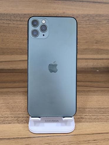 green hıll: IPhone 11 Pro Max, 64 GB, Matte Midnight Green, Face ID — 4