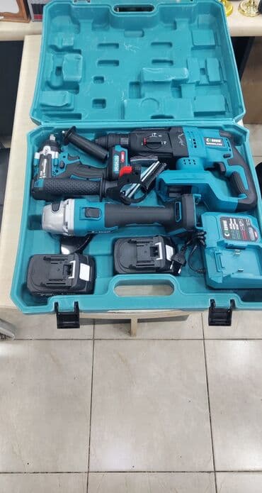 Digər alət dəstləri: Yeni Drel dəsti, ədəd: 3, Zərbəli drel, 720 W-dan çox — 1