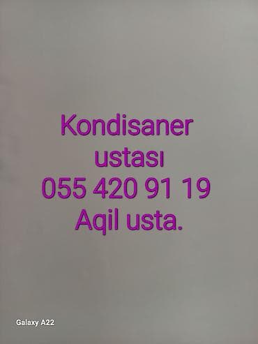 telefon temiri: Kondisioner ustası xidməti - Məişət və ofis kondisionerlərinin — 1