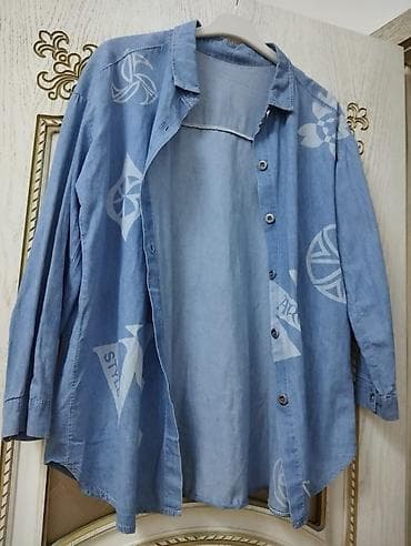 trapez şalvar: Cins köynək 44 razmer — 6