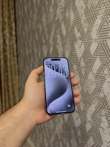 iphone 16 pro satilir: IPhone 15 Pro, 128 GB, Gümüşü, Face ID — 1