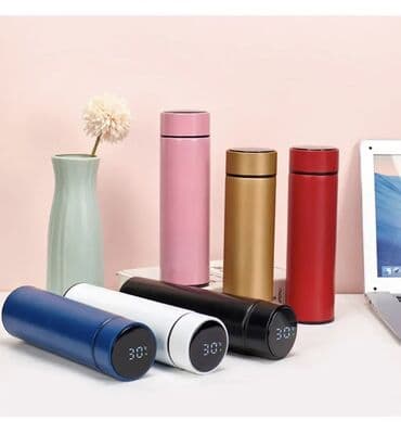 Rəng - Sarı, Termos, Metal, 1 l, Türkiyə