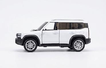 oyuncaq dəmir maşınlar: Metal oyuncaq avtomobil – ağ rəngli SUV model - Korpus: sink ərintisi — 2