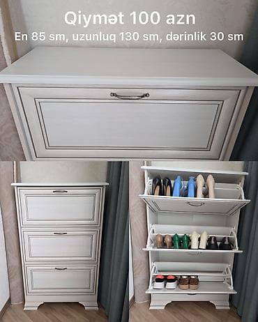 taxt dəsti 50 m: VesileAyaqqabi şkafi ela veziyyetde. Ölculer qeyd edilib Qiymet 100 — 1