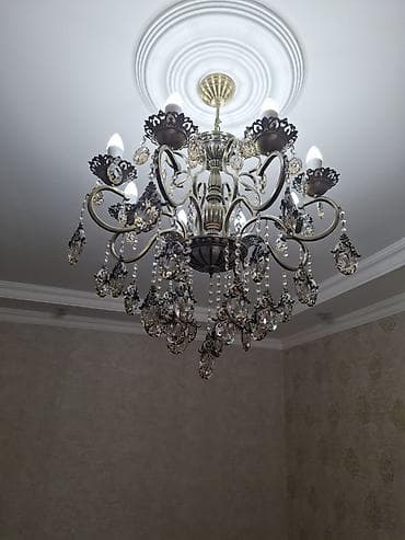 barokko: Çılçıraq, 8 lampa, Metal — 2
