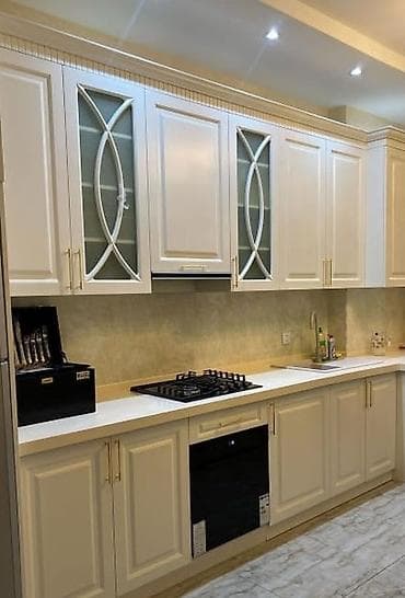 Sifarişlə mətbəx dəsti, Özü çəkən petlələr, MDF, Kredit yoxdur, Rayonlara çatdırılma, Pulsuz çatdırılma — 10