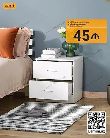 LA MINI – Tumba - Tip: İki çekmecəli tumbə (yataq otağı üçün) -
