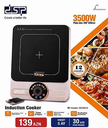 efba soba: İnduksiya sobası Stolüstü, 1 gözlü, Yeni — 1