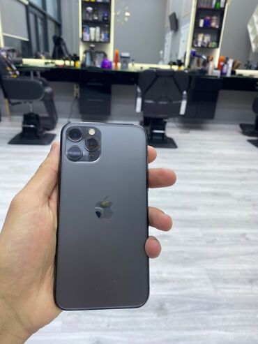 Apple iPhone: IPhone 11 Pro, 256 GB, Matte Silver, Barmaq izi, Face ID