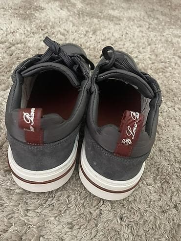 boz linza: Loro Piana kişi krosovkaları – 360 LP Flexy Walk, Made in Italy. Loro — 3