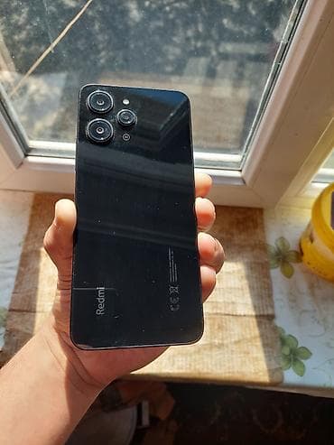 optimal telefon: Redmi 12, 256 GB, rəng - Qara, Barmaq izi, Face ID — 1