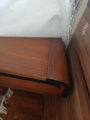 kamp stul: Yemək otağı üçün stol və stul dəsti - Material: ağac quruluşlu — 6