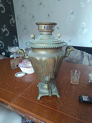 Misin samovar – klassik rus üslubunda antika rus somavari — 3