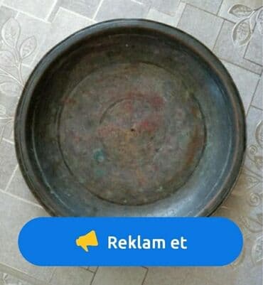 qədimi əşyalar satışı: Qədimi 200 illik antik mis məcməi, 50 manat — 1