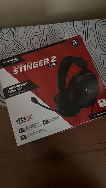 mıkrafon: HyperX Cloud Stinger 2 Core qulaqlıq-mikrofon (gaming headset) 4 aydi — 1