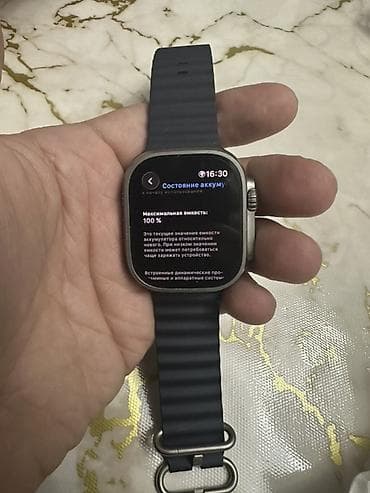 İşlənmiş, Smart saat, Apple, Sim kart, rəng - Gümüşü