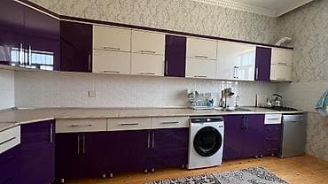 metbex mebel: Mətbəx mebeli dəsti - Dizayn: U formalı, ikirəng kombinasiya – — 1