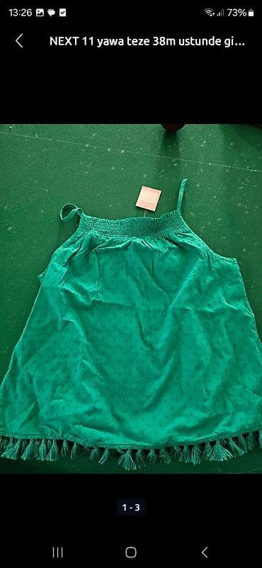 10 yas ucun donlar: NEXT brendi, 11 yaş üçün qız uşaq koftası/tunik. - Material: pambıq - — 1