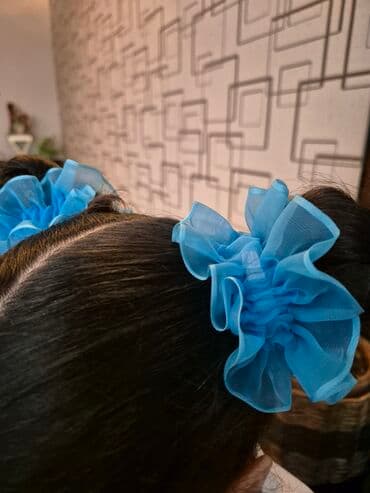 sac ağarmasına qarşı vitamin: Zərif daşlarla bəzədilmiş saç lentləri/çarqa - Model: nazik, elastik — 14