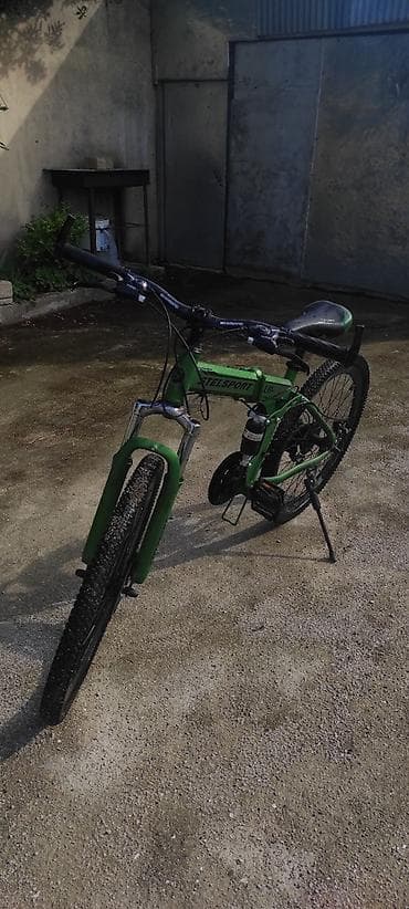 volta vsx: Yaşıl rəngli Stelsport LH qatlanan dağ velosipedi(VELOSİPED QARAJDA — 1