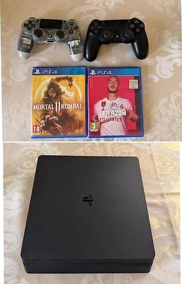 fifine am8: PlayStation 4 Slim komplekti - Konsol: Sony PlayStation 4 Slim (qara — 1
