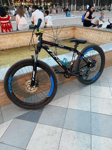 велосипеды с надувными колесами: Б/у Горный велосипед 26", скоростей: 21, Платная доставка — 3