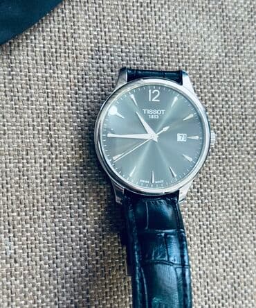 kişi çantalari: İşlənmiş, Qol saatı, Tissot, rəng - Qara — 2