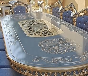 Masalar: Qonaq masası, Yeni, Açılmayan, MDF, Oval masa — 7