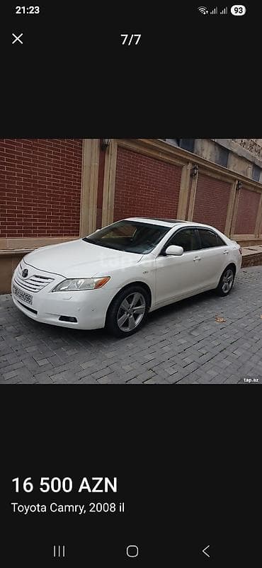Toyota Camry: 2.4 l | 2008 il Sedan — 1