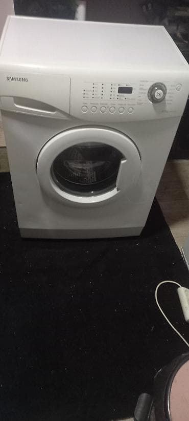 Няни, сиделки: Samsung paltaryuyan maşın - Ön yükləməli, klassik ağ korpus - — 3