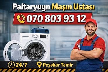 Xidmət: Paltaryuyan və soyuducu təmiri və servisi – Bütün marka və