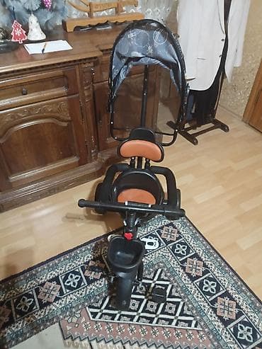 3 tekerli velosiped usaq ucun: Uşaq üçtəkərli velosipedi (valideyn idarəetmə tutacağı ilə) - 3 — 3