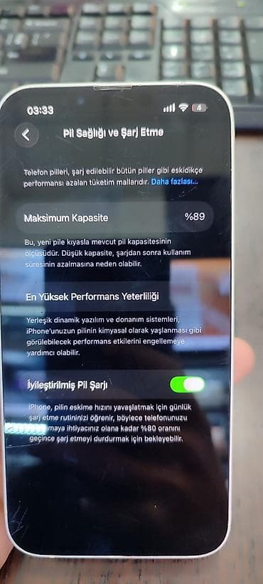 ses guclendirci: IPhone 13, 128 GB, Ağ, Face ID — 4