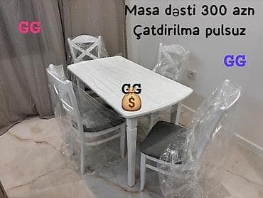 metal stul: Masa desti rəng seçimi var — 1