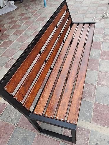 Dördbucaq masa, Açılmayan, Skameykalar ilə, Metal — 6