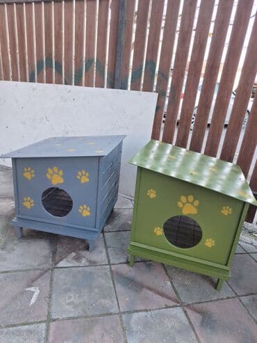 Собаки: Məhsul: Ev heyvanları üçün taxta evlər Təsvir: - Müxtəlif ölçü və — 10